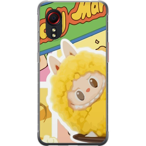Samsung Galaxy Xcover 5 Läpinäkyvä kuori Labubu Wacky Mart Pop Mart -sarjan keräilyfiguuri Söpö Muotoilu Suosittu Teemalelu Sarja Luova Taidelel