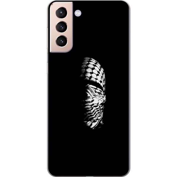 Samsung Galaxy S21 Läpinäkyvä kuori Keffiyeh-kuviointi - kl