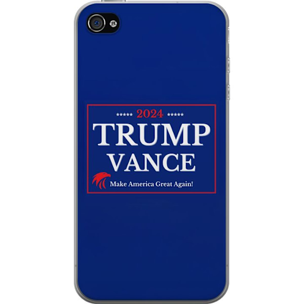 Apple iPhone 4 Läpinäkyvä kuori Trump | Vance 2024