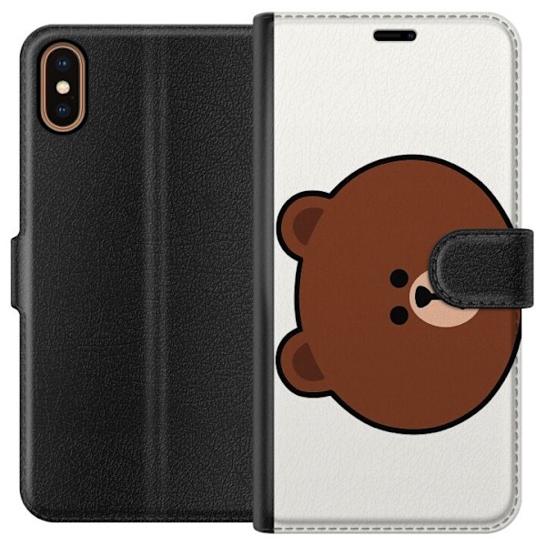 Apple iPhone X Lommeboketui Rund Bjørn