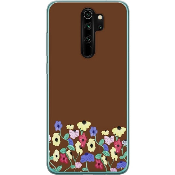 Xiaomi Redmi Note 8 Pro  Gennemsigtig cover Blomster