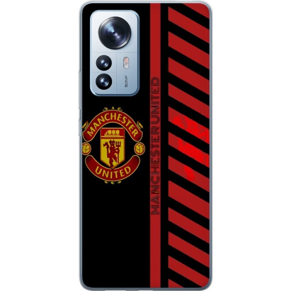 Xiaomi 12 Pro Gennemsigtig cover Manchester United
