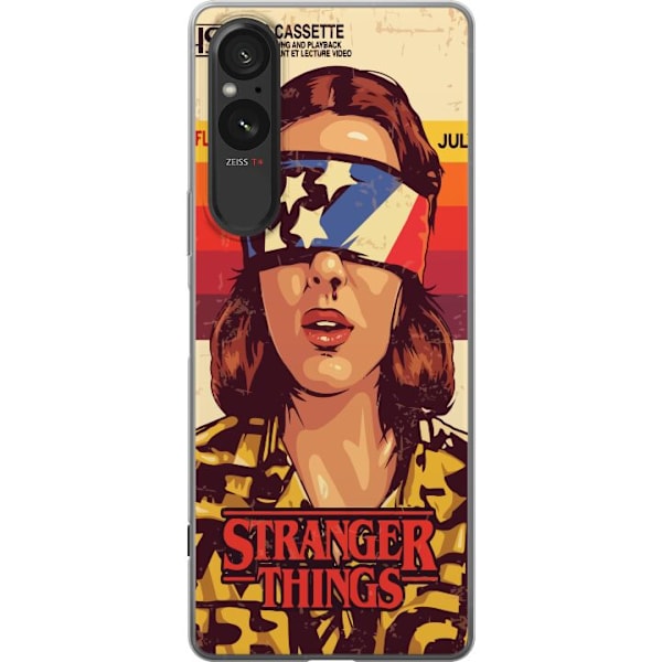 Sony Xperia 10 VI Läpinäkyvä kuori Stranger Things VHS