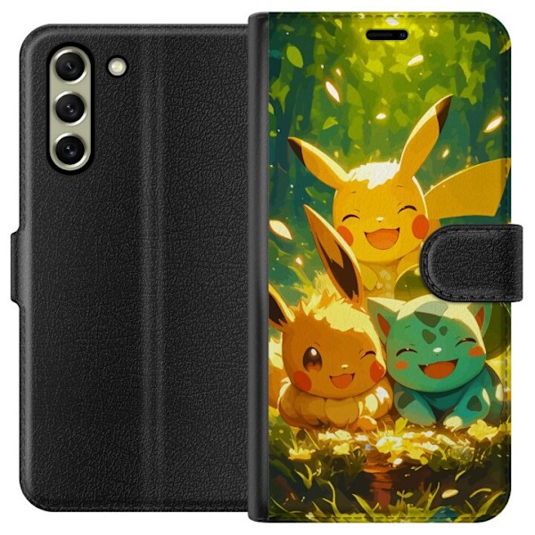 Samsung Galaxy S21 FE 5G Tegnebogsetui Pixelmonster spillestil