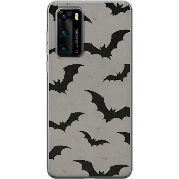 Huawei P40 Läpinäkyvä kuori Flutterprint