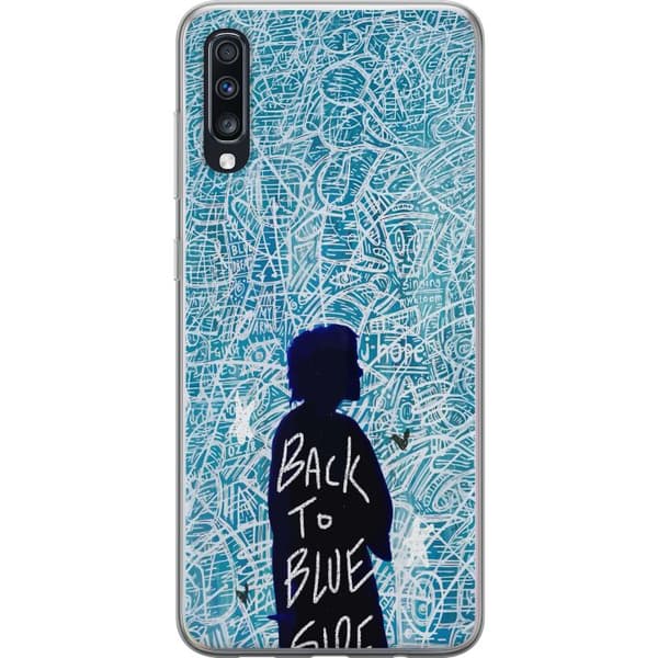 Kompatibelt Mobildeksel til Samsung Galaxy A70 Back To Blue Side turkis