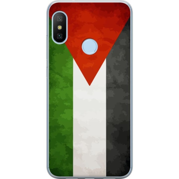 Xiaomi Mi A2 Lite Gennemsigtig cover Palæstina