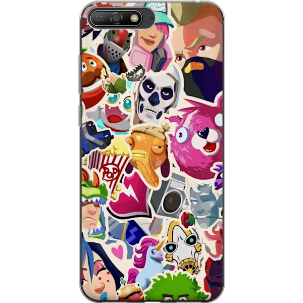 Huawei Y6 (2018) Gennemsigtig cover Fortnite