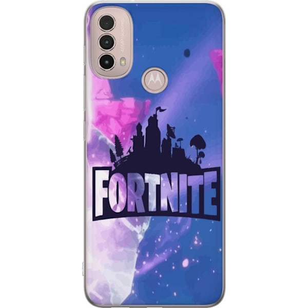 Motorola Moto E40 Gjennomsiktig deksel Fortnite