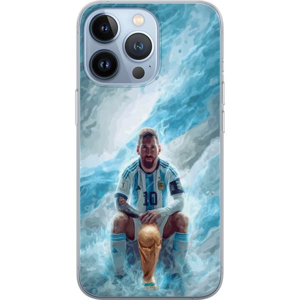Kompatibelt Mobildeksel til Apple iPhone 13 Pro Lionel Messi Världsmästare blå
