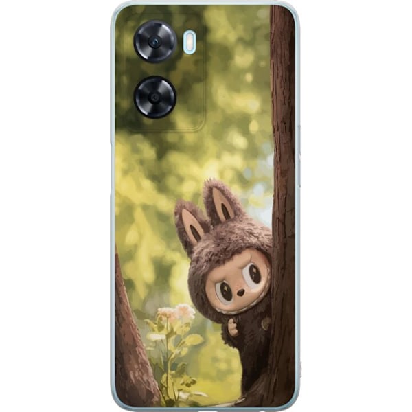 OnePlus Nord N20 SE Läpinäkyvä kuori Labubu Graffiti Vibes – Katutaide hirviömuodossa