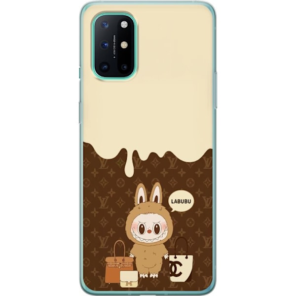 OnePlus 8T Läpinäkyvä kuori Labubu Blue Chill - Sinisen sävyt ja rauhallinen ilme