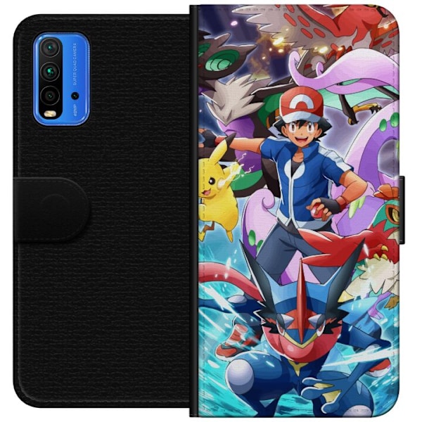 Xiaomi Redmi Note 9 4G Tegnebogsetui Pokemon