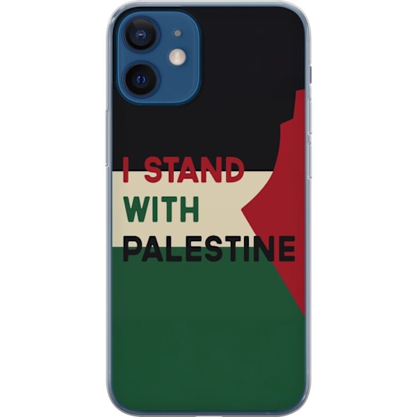 Apple iPhone 12 mini Läpinäkyvä kuori Pysähdy Palestiinan