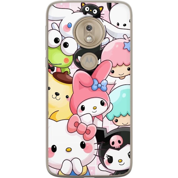 Motorola Moto G7 Play Genomskinligt Skal Kawaii Sanrio Crew