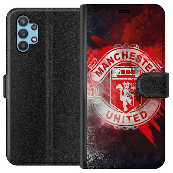 Samsung Galaxy A32 5G Lompakkokotelo Manchester United F.C.