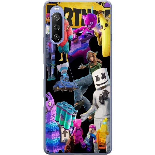 Sony Xperia 10 III Gennemsigtig cover Fortnite