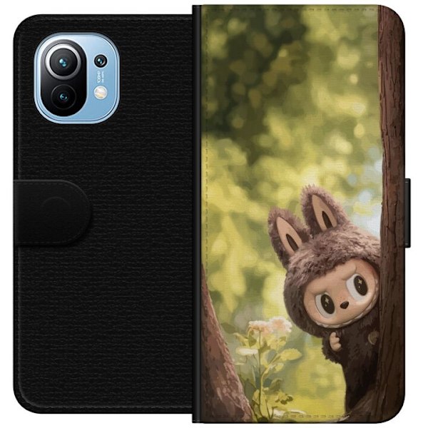 Xiaomi Mi 11 Tegnebogsetui Labubu Graffiti Vibes – Gadekunst i monsterform
