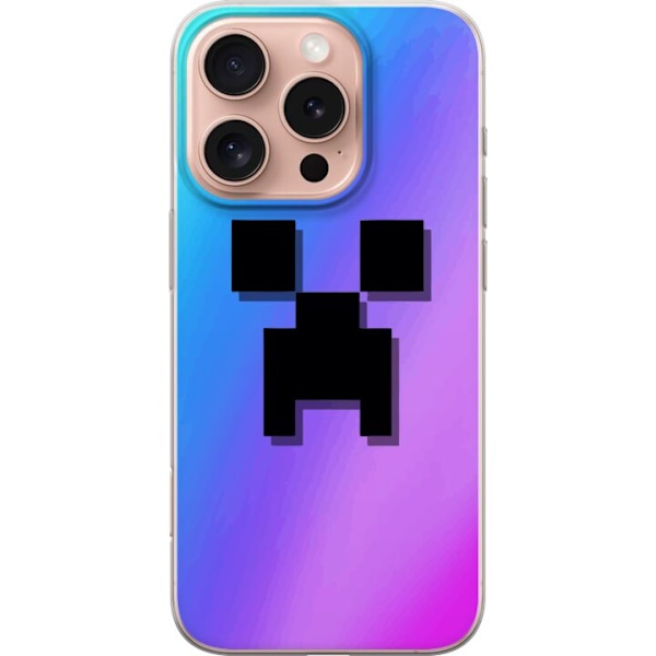 Apple iPhone 16 Pro Gennemsigtig cover Minecraft