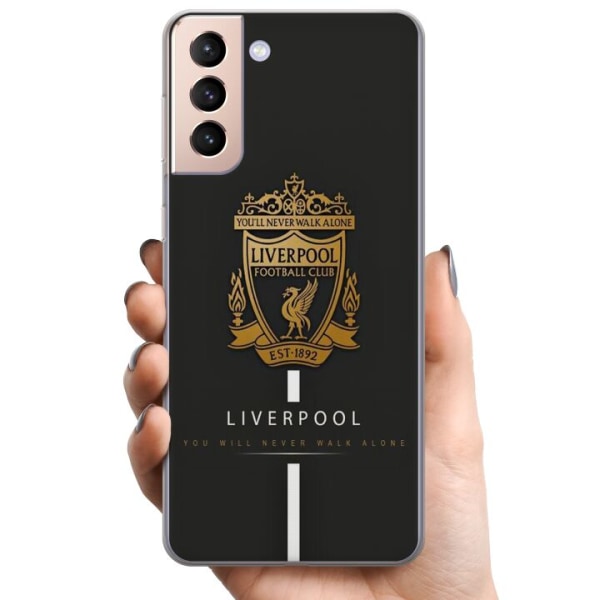Samsung Galaxy S21 TPU Mobilskal Liverpool L.F.C.
