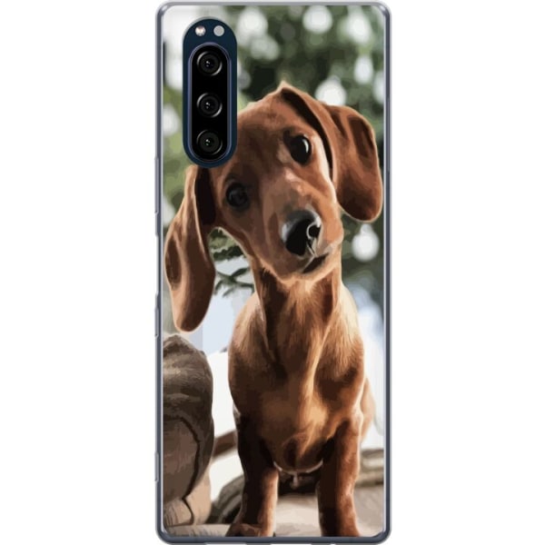 Sony Xperia 5 Gennemsigtig cover Ung Hund