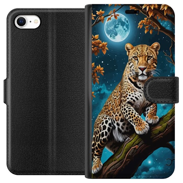 Apple iPhone 6 Lommeboketui Leopard