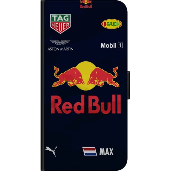 Kompatibelt Plånboksfodral till Samsung Galaxy A20s Red Bull Formula 1