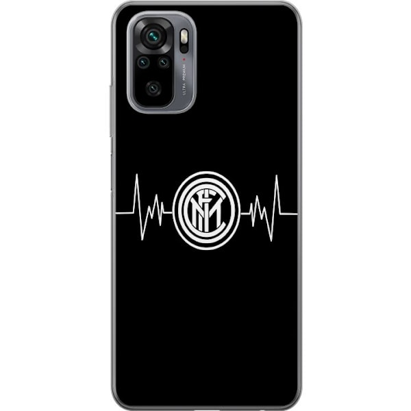 Xiaomi Redmi Note 10S Gennemsigtig cover Inter Milan