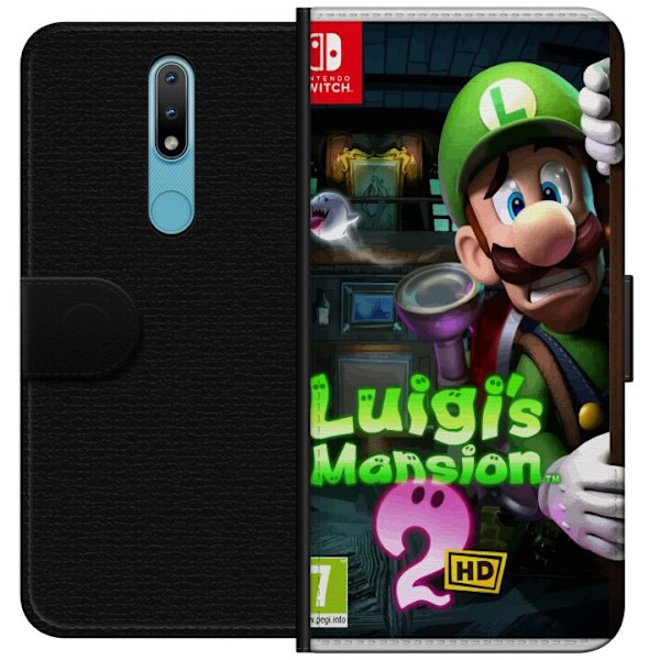 Nokia 2.4 Lompakkokotelo Luigi