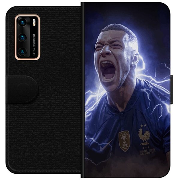 Huawei P40 Plånboksfodral kylian mbappe