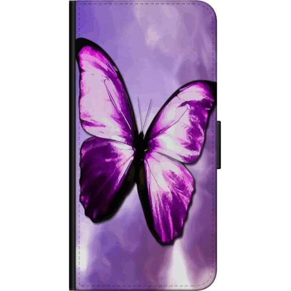 Kompatibelt Plånboksfodral till Xiaomi Redmi Note 9S Fjäril