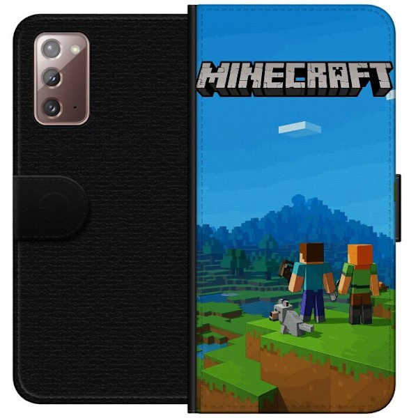 Samsung Galaxy Note20 Tegnebogsetui Minecraft Key Art