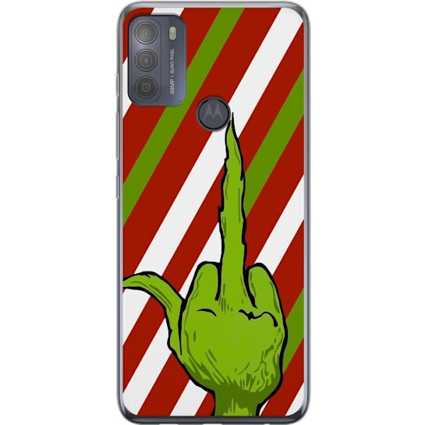 Motorola Moto G50 Läpinäkyvä kuori Grinch