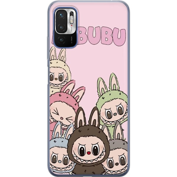 Xiaomi Redmi Note 10 5G Läpinäkyvä kuori Labubu Classics
