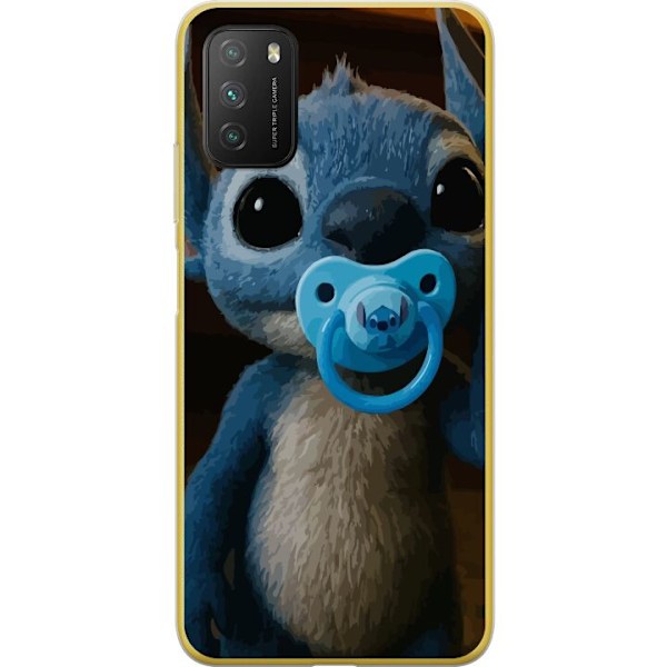 Xiaomi Poco M3  Läpinäkyvä kuori Stitch & Napp - vauvateema söpöllä hahmolla