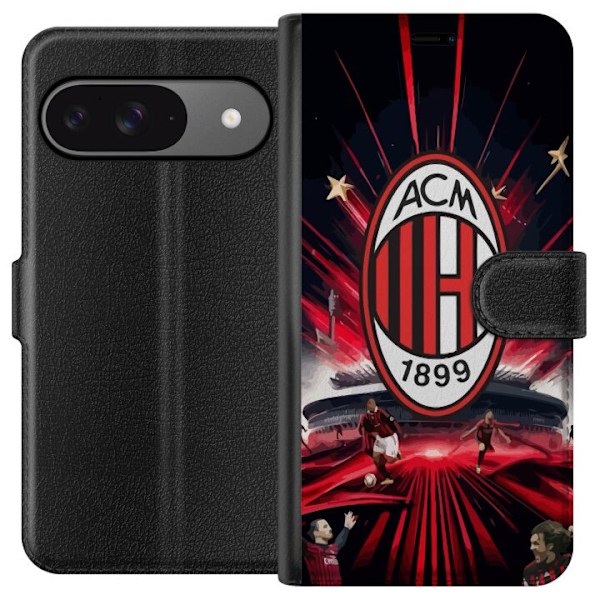 Google Pixel 9 Pro Plånboksfodral AC Milan