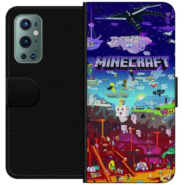 Kompatibelt Plånboksfodral till OnePlus 9 Pro Minecraft