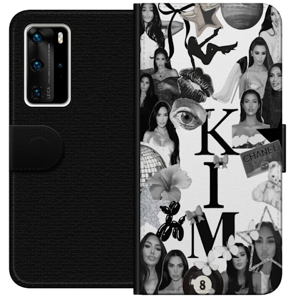 Huawei P40 Pro Tegnebogsetui Kim Kardashian – Aesthetic Look 2025
