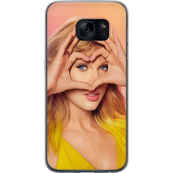 Samsung Galaxy S7 Läpinäkyvä kuori Taylor Swift