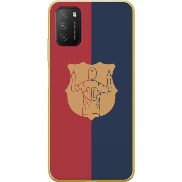 Xiaomi Poco M3  Gennemsigtig cover FC Barcelona