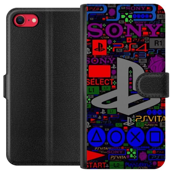 Kompatibel Tegnebogsetui til Apple iPhone 7 Playstation