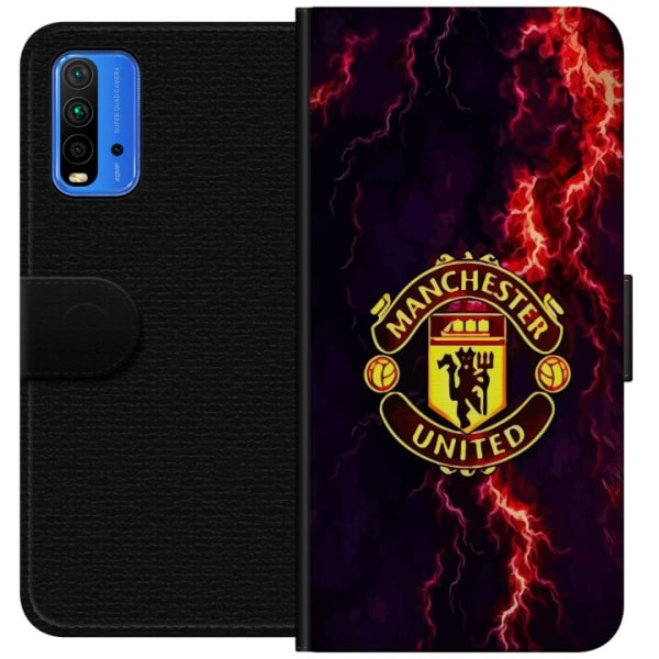 Xiaomi Redmi Note 9 4G Plånboksfodral Manchester United