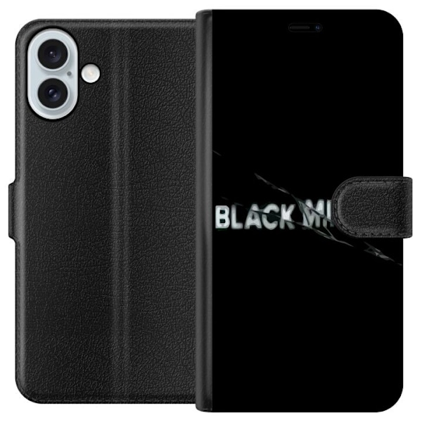 Apple iPhone 16 Plus Plånboksfodral Black Mirror