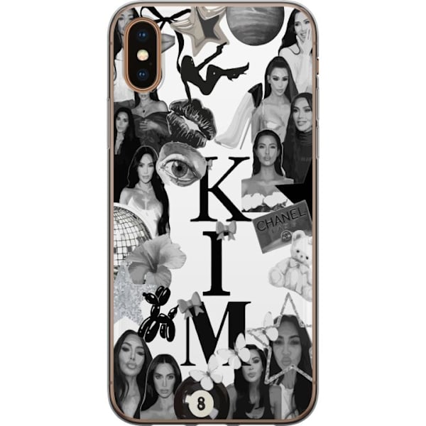 Apple iPhone X Genomskinligt Skal Kim Kardashian – Aesthetic