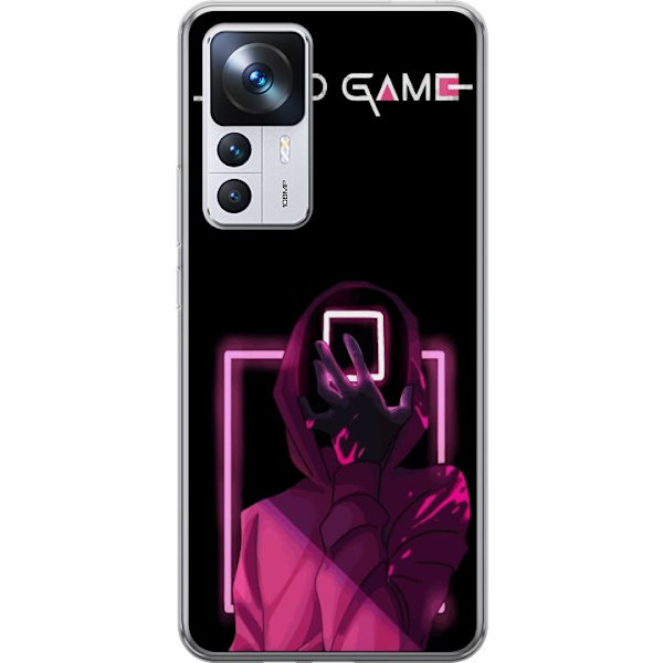 Xiaomi 12T Läpinäkyvä kuori Squid Game Teema Suosittu Sarja Motiivi Graafinen Ikoninen Suunnittelu Aasialainen Popkulttuuri Jännitys Draama