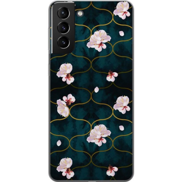 Samsung Galaxy S21+ 5G Gennemsigtig cover Blomster