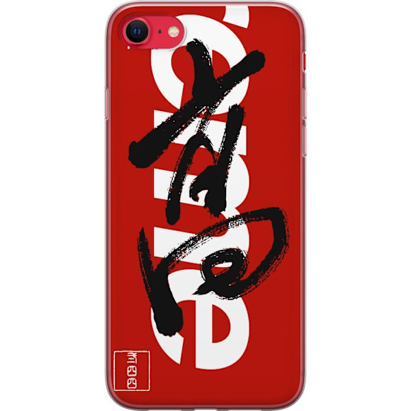 Apple iPhone SE (2020) Läpinäkyvä kuori Supreme Punainen Graffiti Katupukeutuminen Suunnittelu Muotikuvake Trendikäs Graffiti Kuviointi Suosittu U