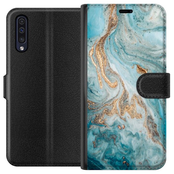 Samsung Galaxy A50 Lompakkokotelo Taikakivellä