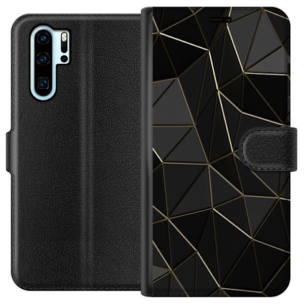 Huawei P30 Pro Tegnebogsetui Midnat