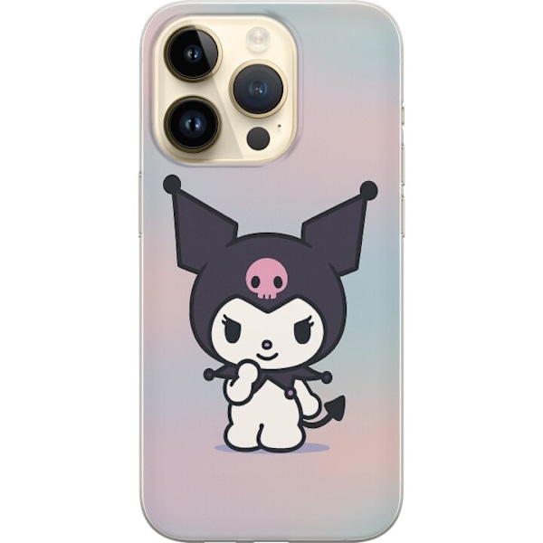Apple iPhone 15 Pro Läpinäkyvä kuori Kawaii Sanrio Kuromi